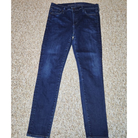 Citizens of Humanity Rocket High Rise Skinny Jeans | Dark Wash | Size 32 - Picture 1 of 10